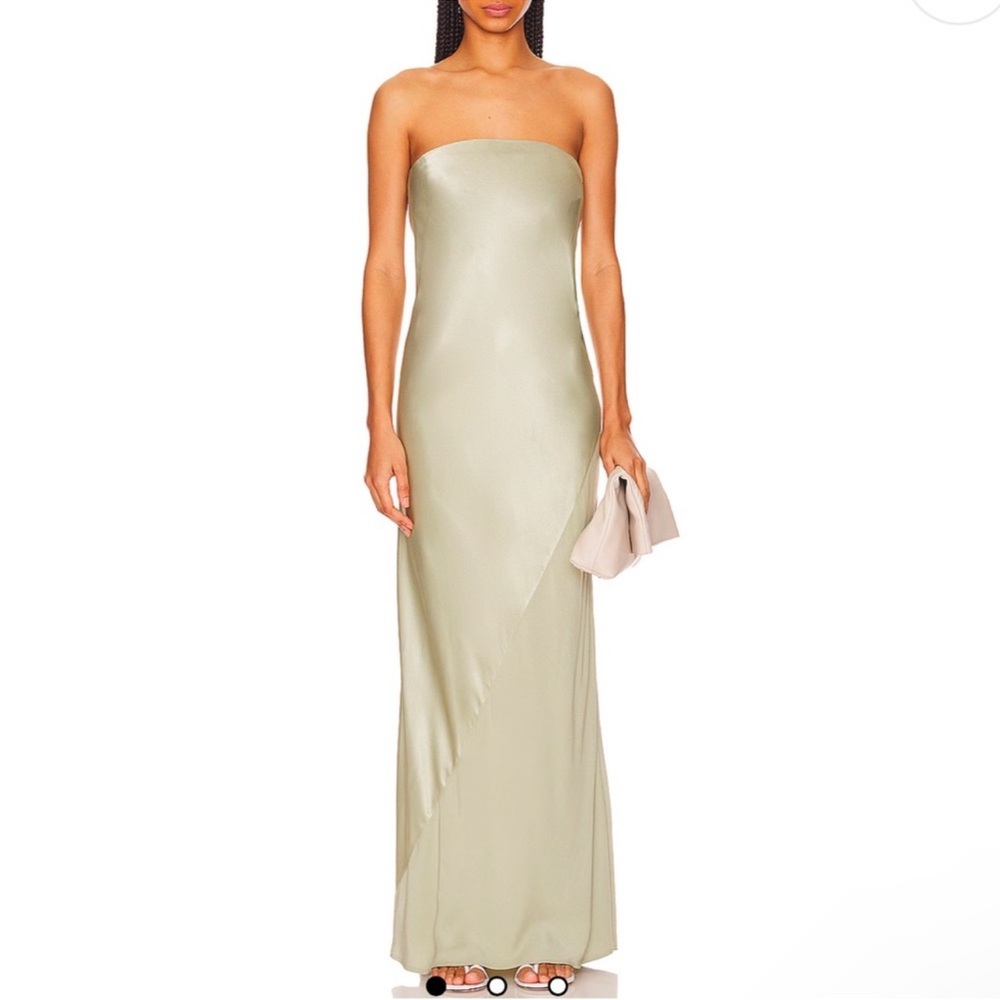 NWT House of Harlow 1960 x Revolve Kate Maxi Dress in Sage